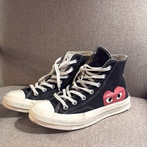 Comme Des Garcons PLAY Converse hi tip sneakers